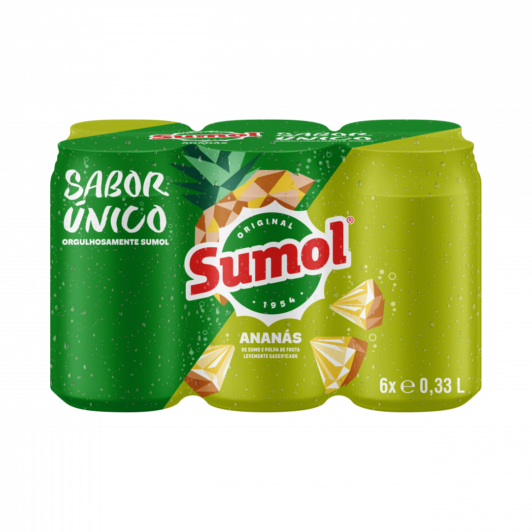 Refrigerante Sumol De Ananás Pack 6 1,98 L