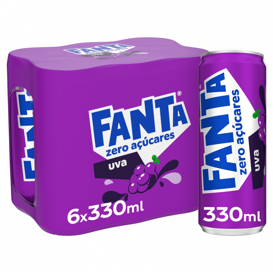 Refrigerante Fanta Uva Zero Pack 6 1,98 L