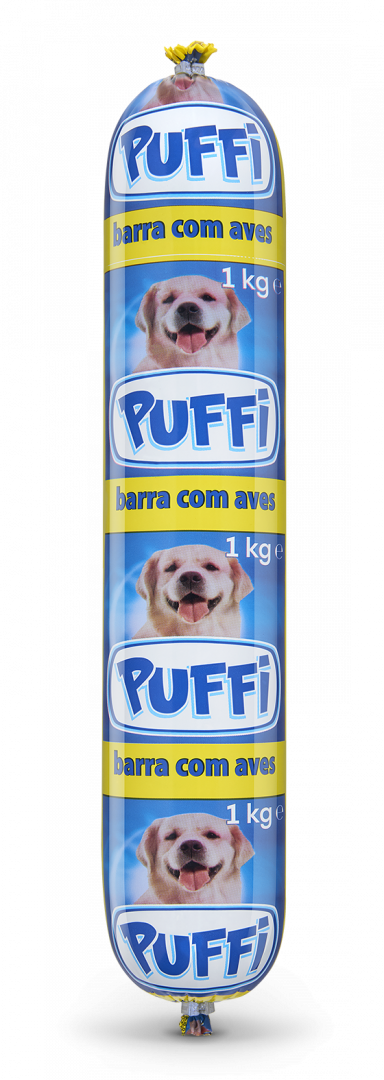 Comida Húmida Para Cão Barra Com Carne De Aves Puffi 1 kg