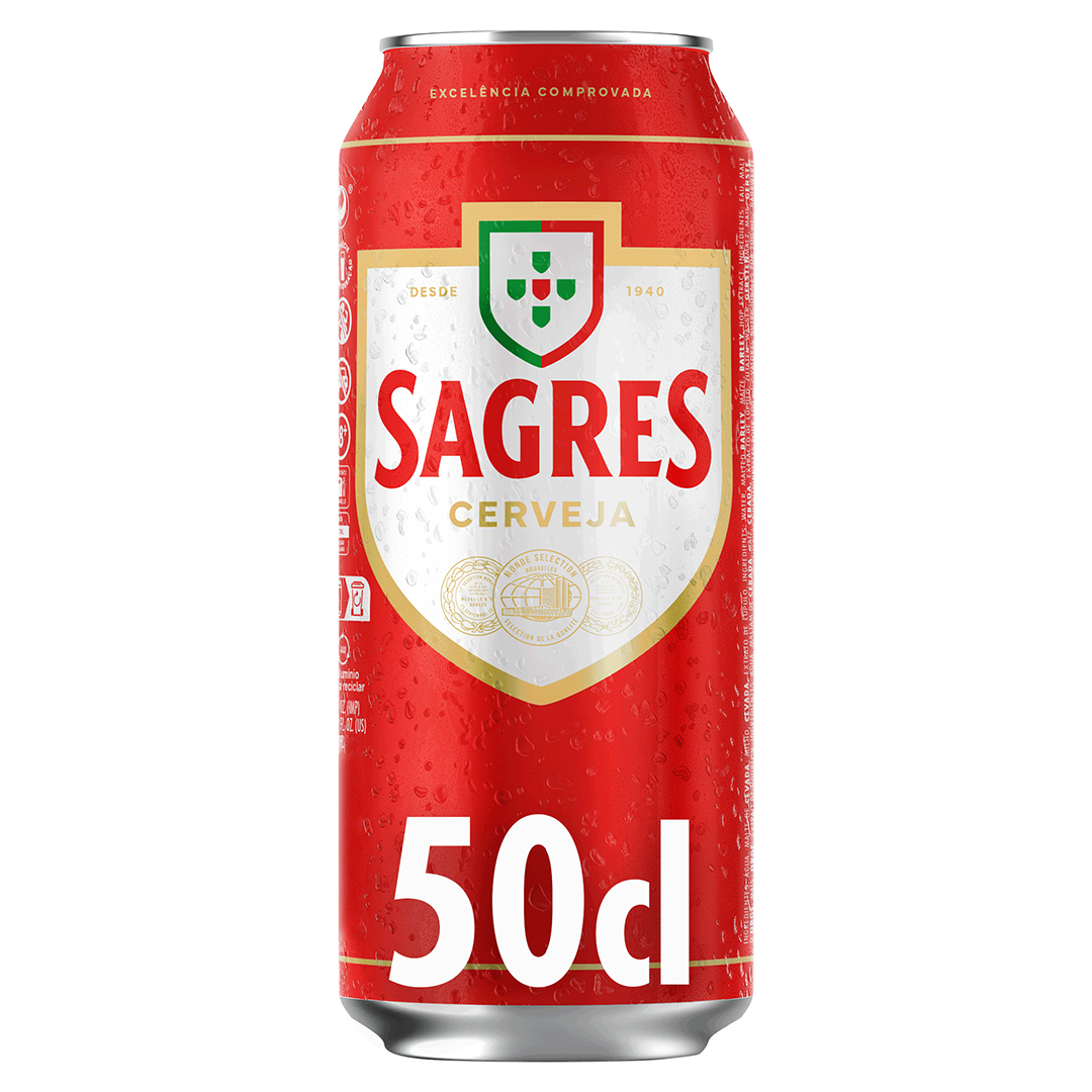 Cerveja Com Álcool Sagres 500 ml