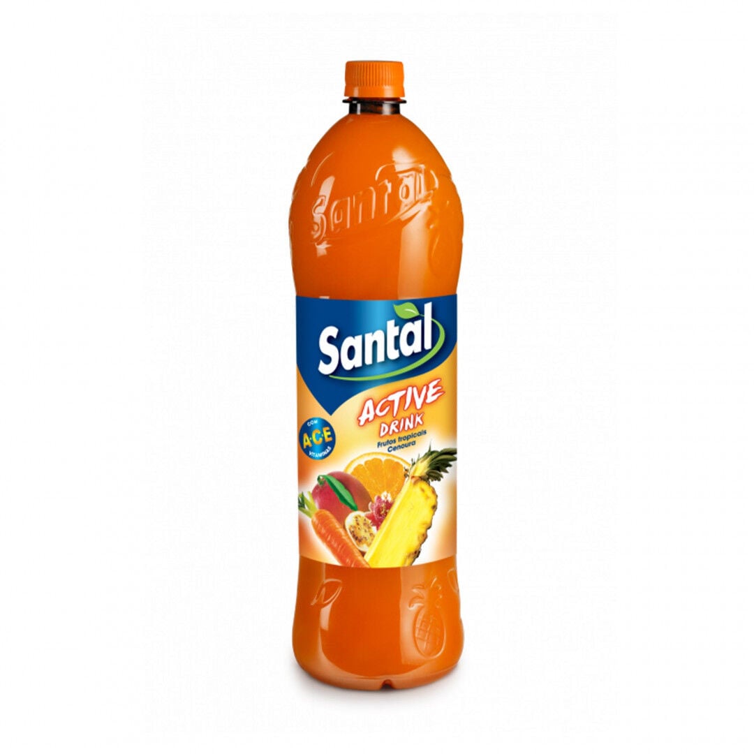Refrigerante Sem Gás Frutos Tropicais E Cenoura Santal 1,5 L