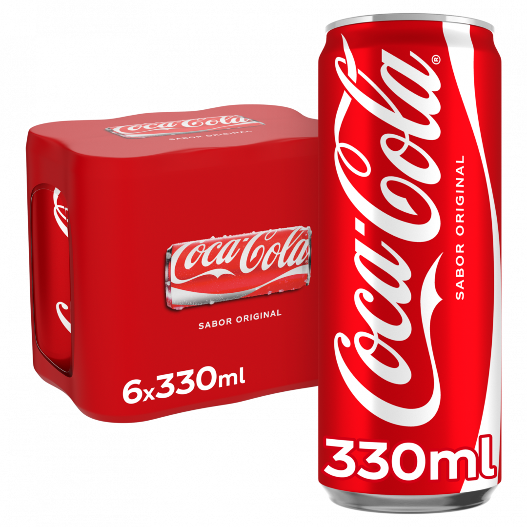 Refrigerante Coca-Cola Lata Original Pack 6 1,98 L