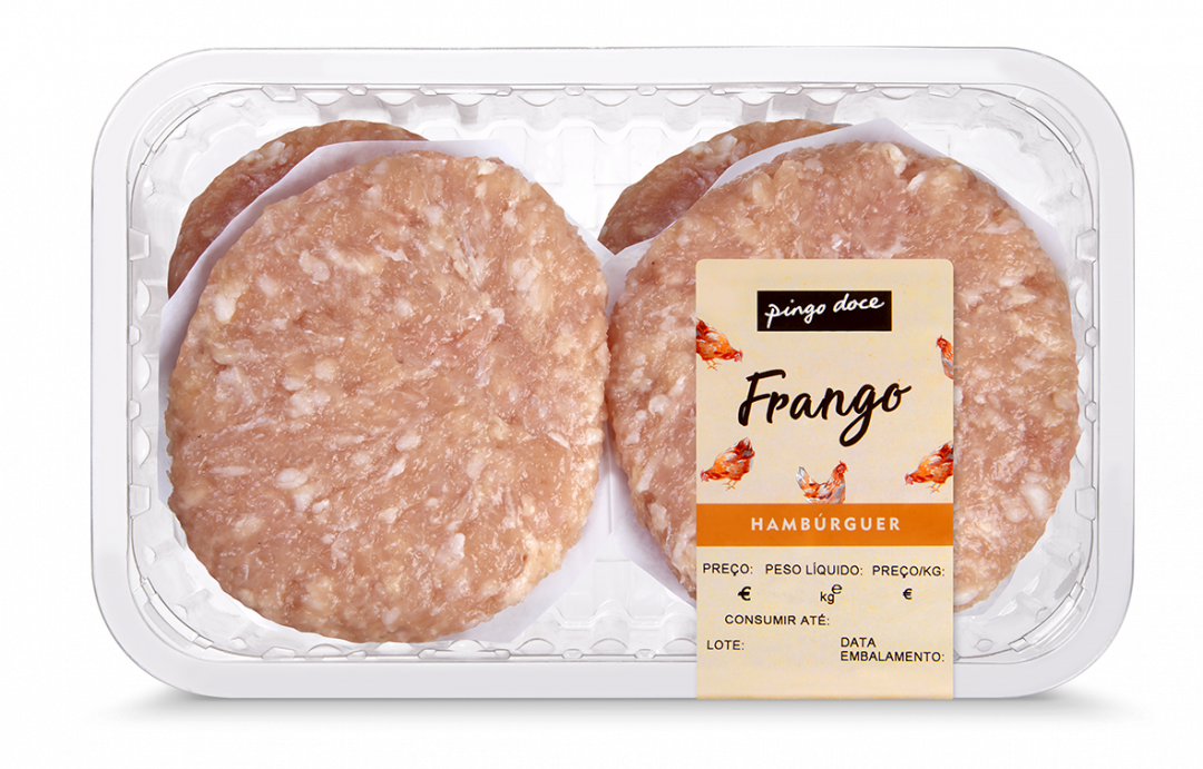 Hambúrgueres de Frango Embalados Pingo Doce