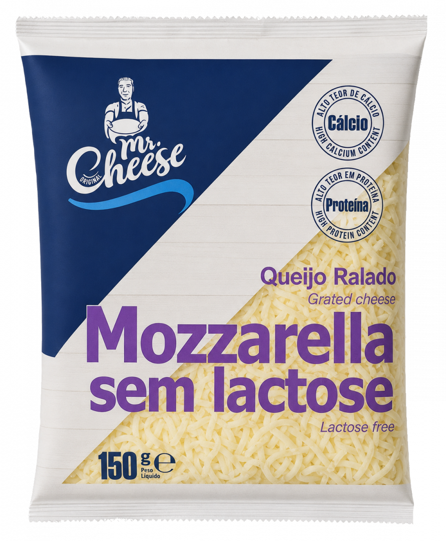 Queijo Ralado Sem Lactose Mr. Cheese 150 g