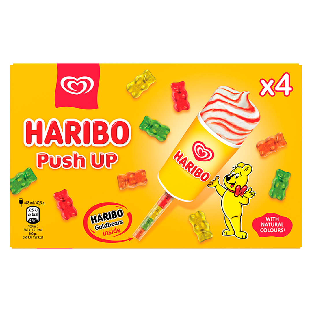 Gelados Haribo Push Up