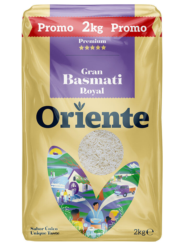Arroz Gran Basmati Royal Oriente 2 kg