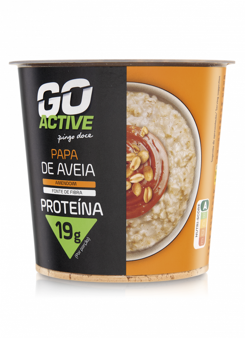 Papa De Aveia Com Manteiga De Amendoim Go Active 650 g