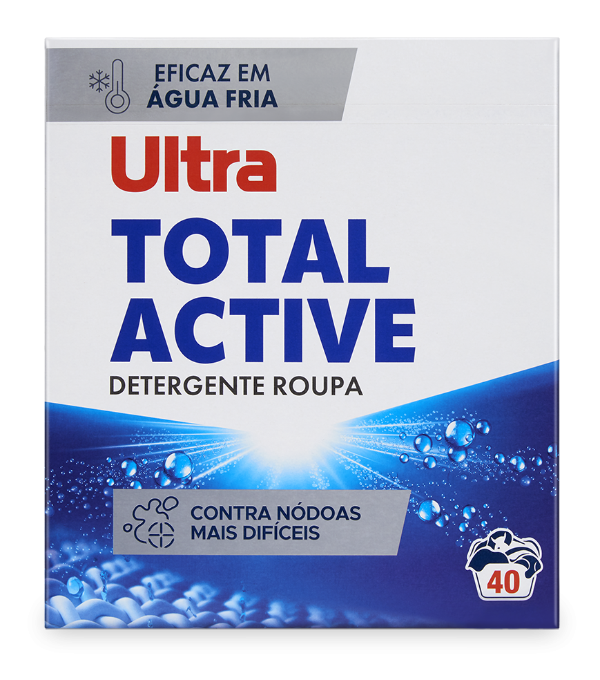 Detergente Máquina Roupa em Pó Active Total Ultra