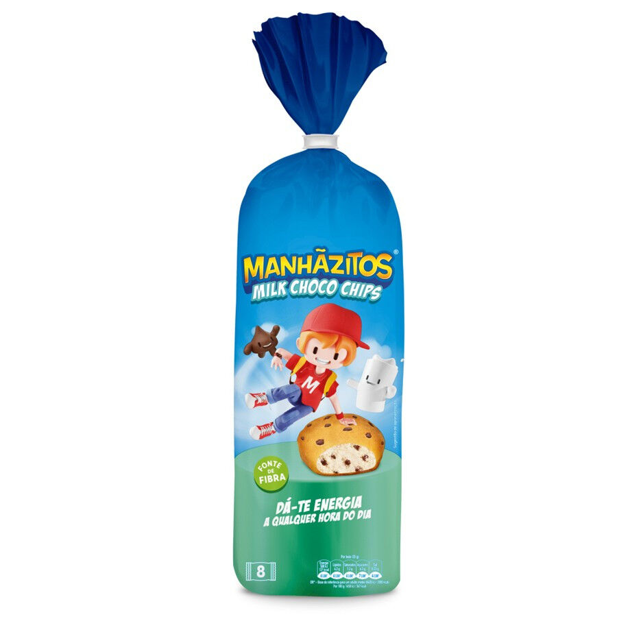 Bolo Manhãzitos De Leite E Pepitas De Chocolate 280 g