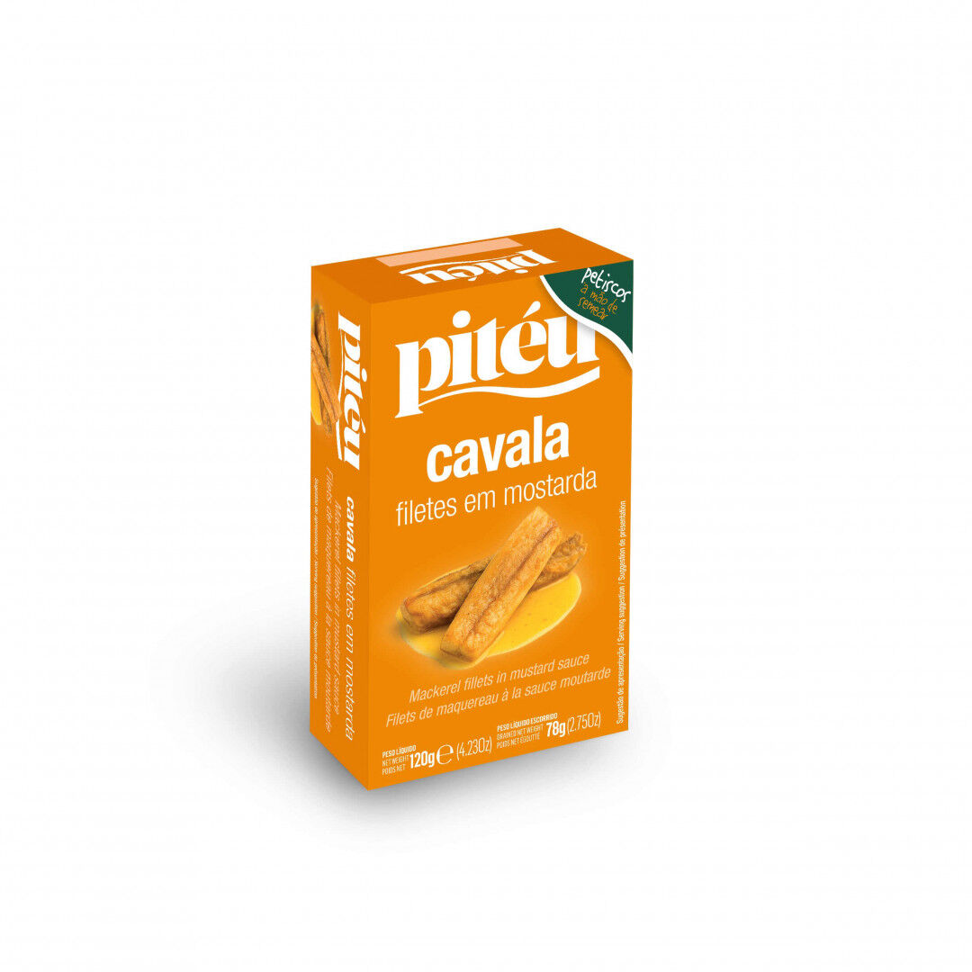 Filetes De Cavala Em Mostarda Pitéu 78 g