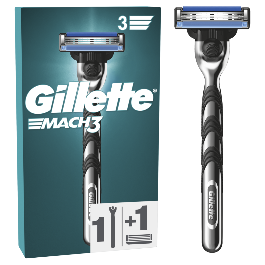 Máquina de Barbear Gillette Mach3 com 1 Recarga