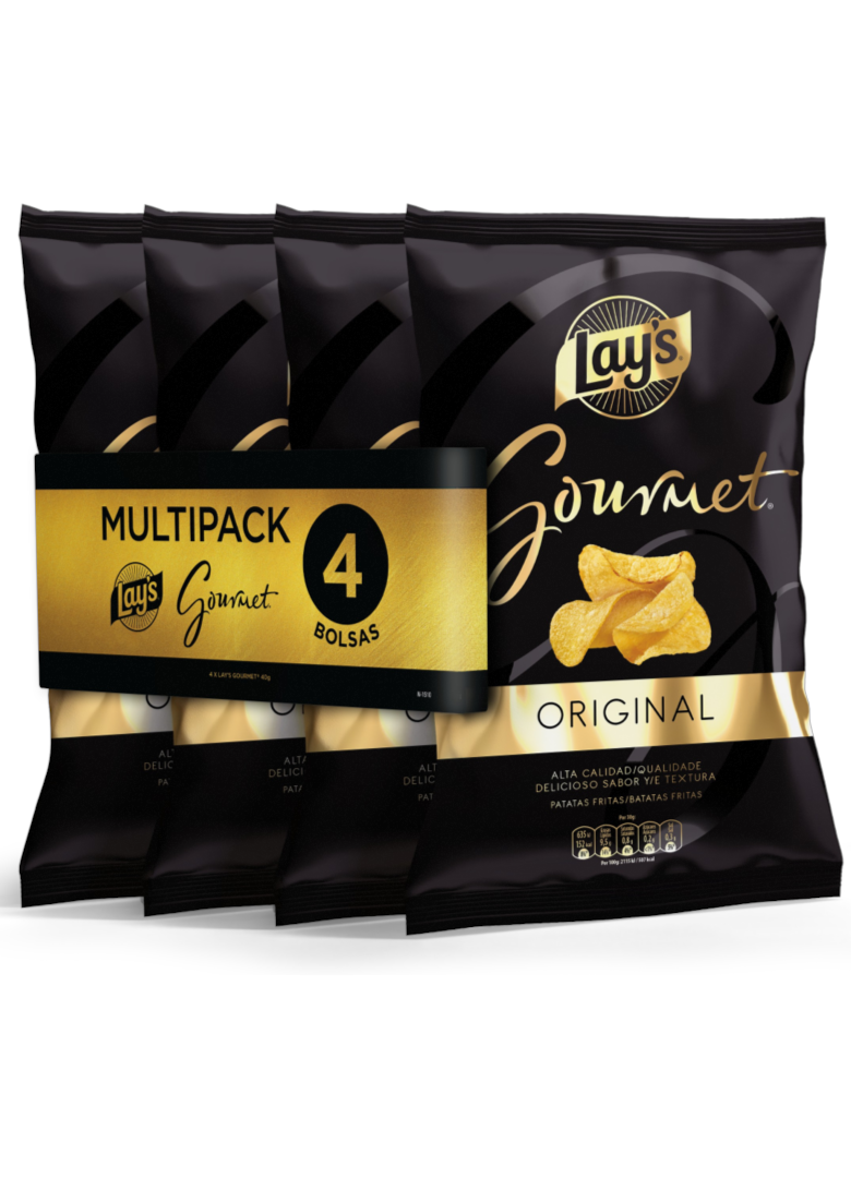 Batatas Fritas Gourmet Pack 4 Lay's 160 g