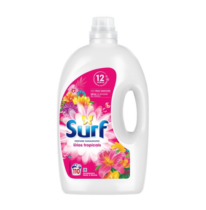Detergente Máquina Roupa Líquido Lírios Tropicais Surf
