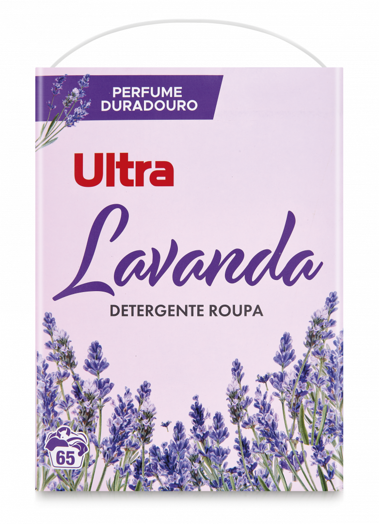 Detergente Máquina Roupa Em Pó Lavanda Ultra 65 un