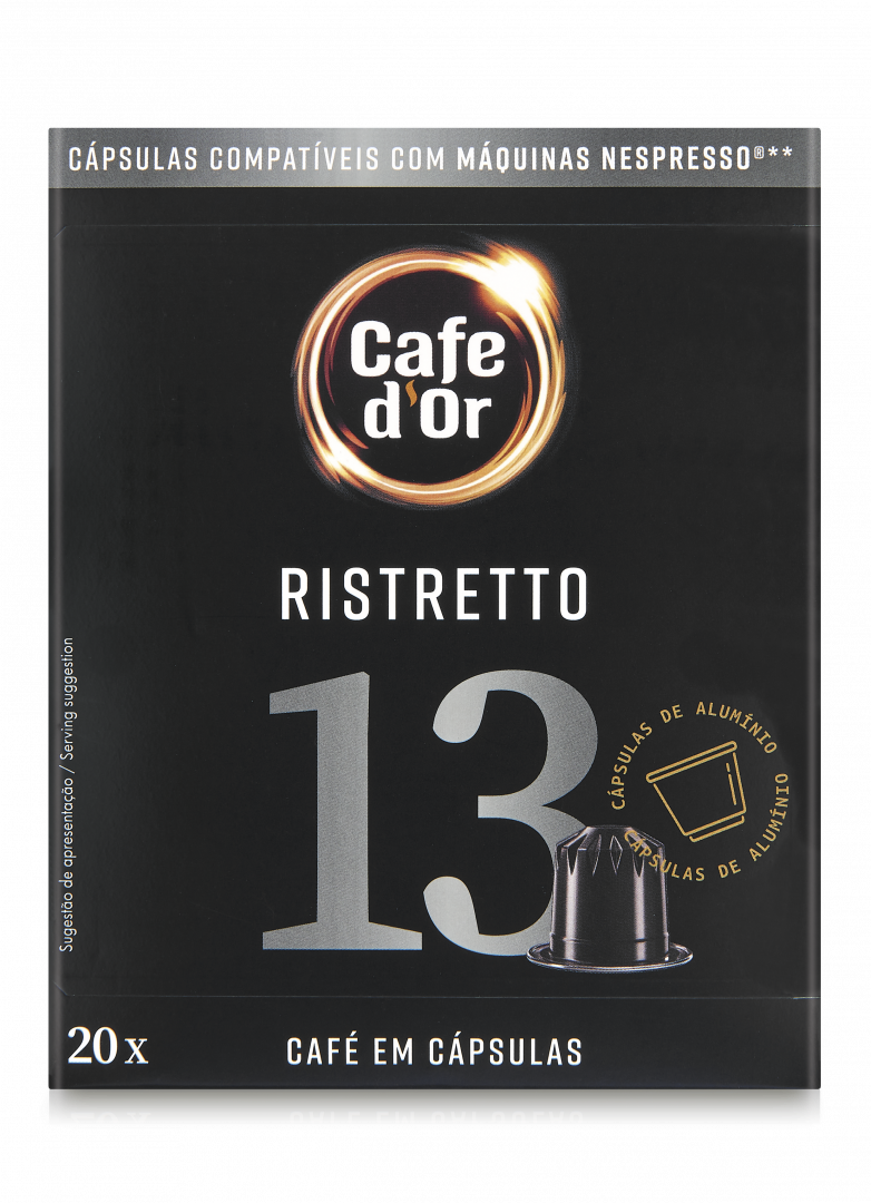Cápsulas De Café Nespresso Ristretto Café D'or 20 un