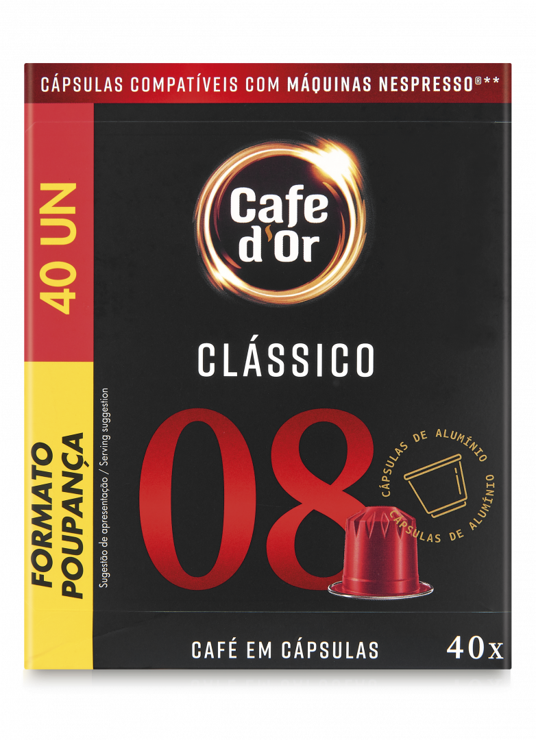 Cápsulas De Café Nespresso Clássico Café D'or 40 un