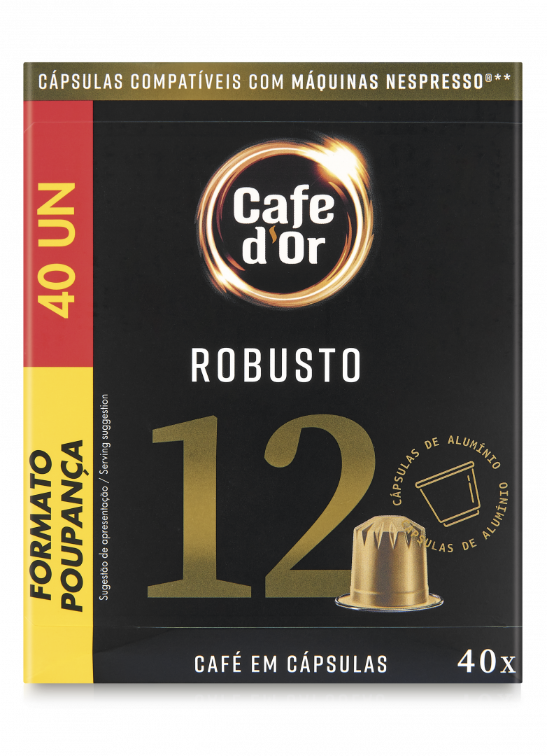 Cápsulas De Café Nespresso Robusto Café D'or 40 un