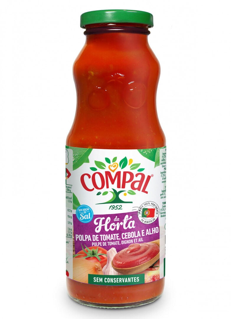 Polpa De Tomate Com Cebola E Alho Compal 500 ml