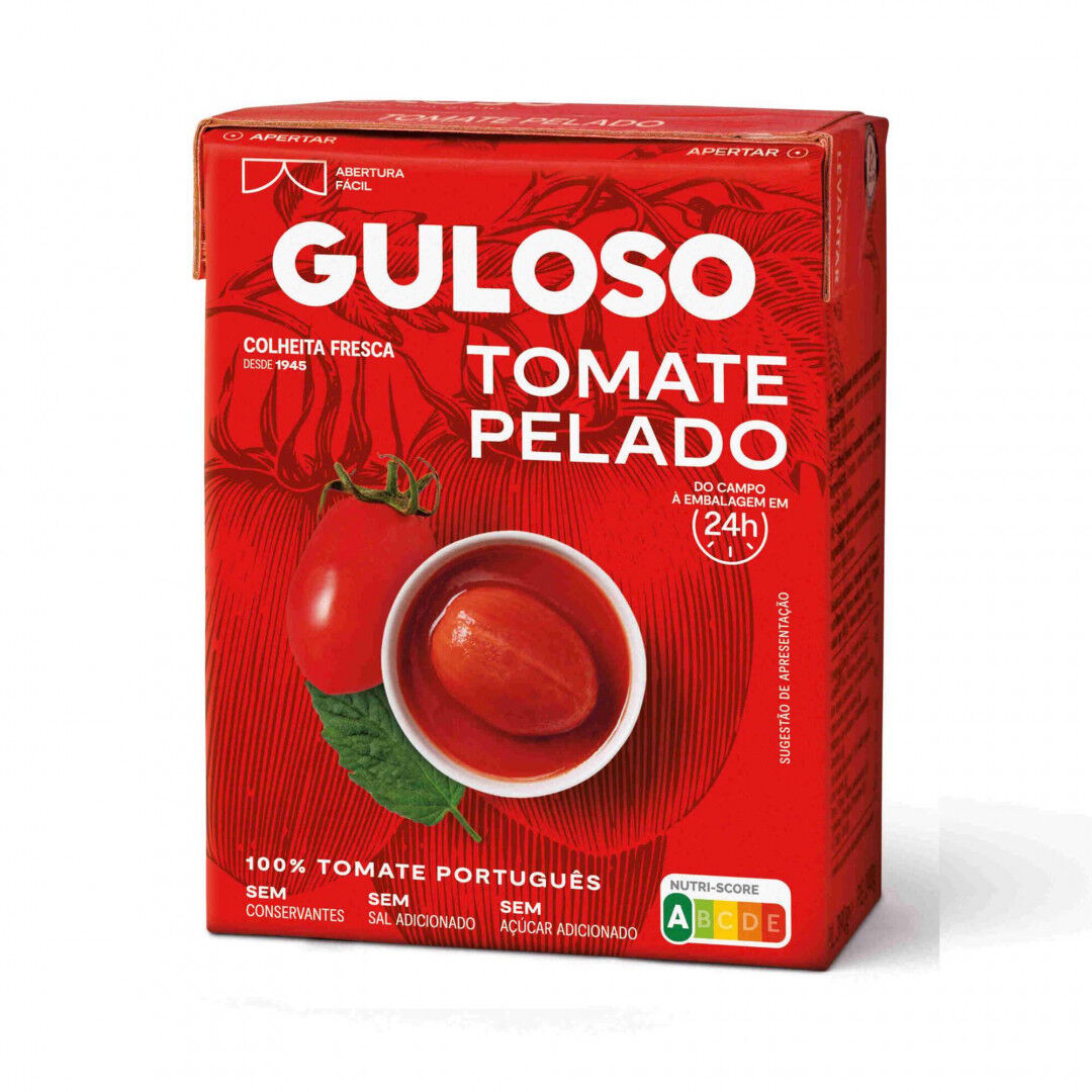 Tomate Pelado Em Pedaços Guloso 390 g