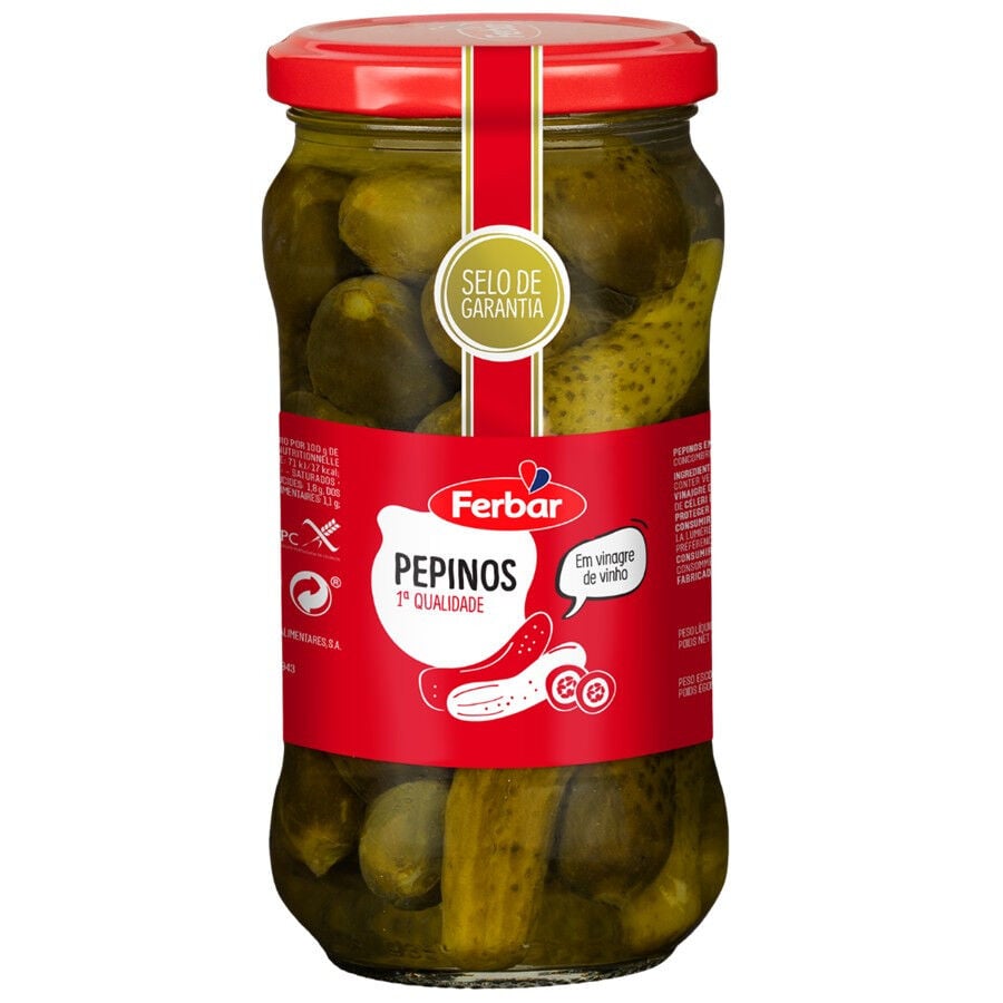 Pepinos Em Vinagre Conversa Ferbar 180 g