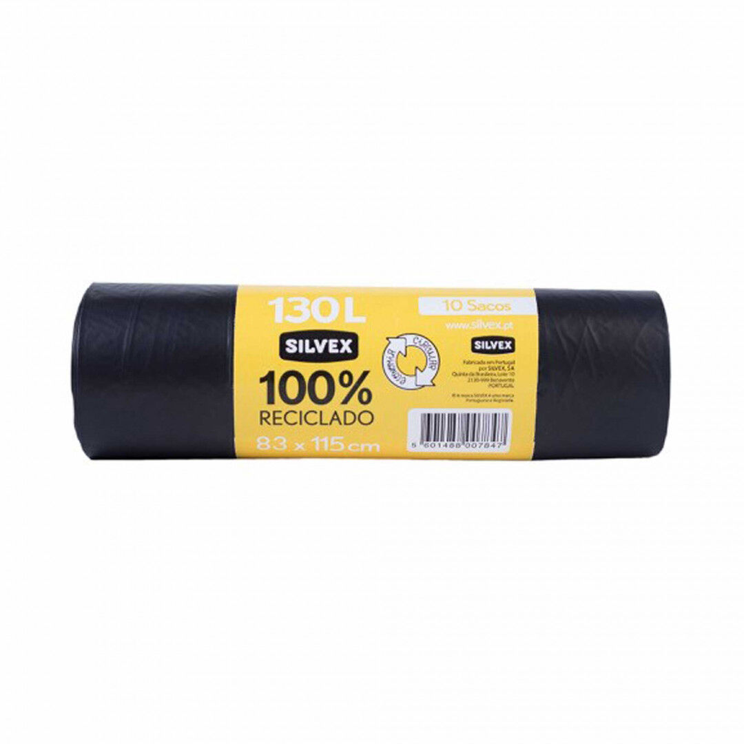 Saco de Lixo 100% Reciclado 130 L