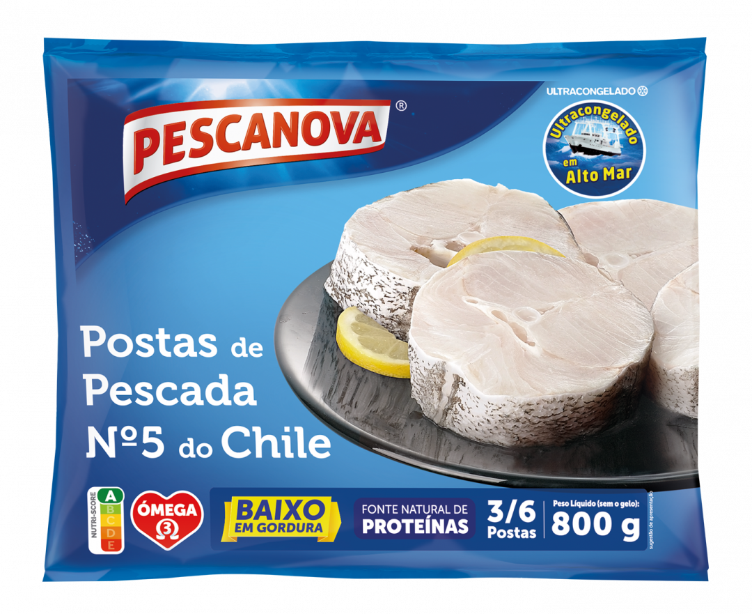 Postas De Pescada Nº5 Do Chile Pescanova 800 g