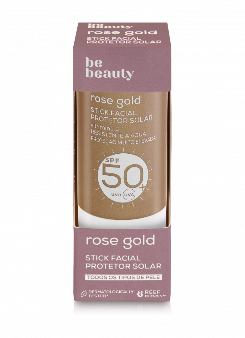 Protetor Solar Stick Rose Gold SPF50+