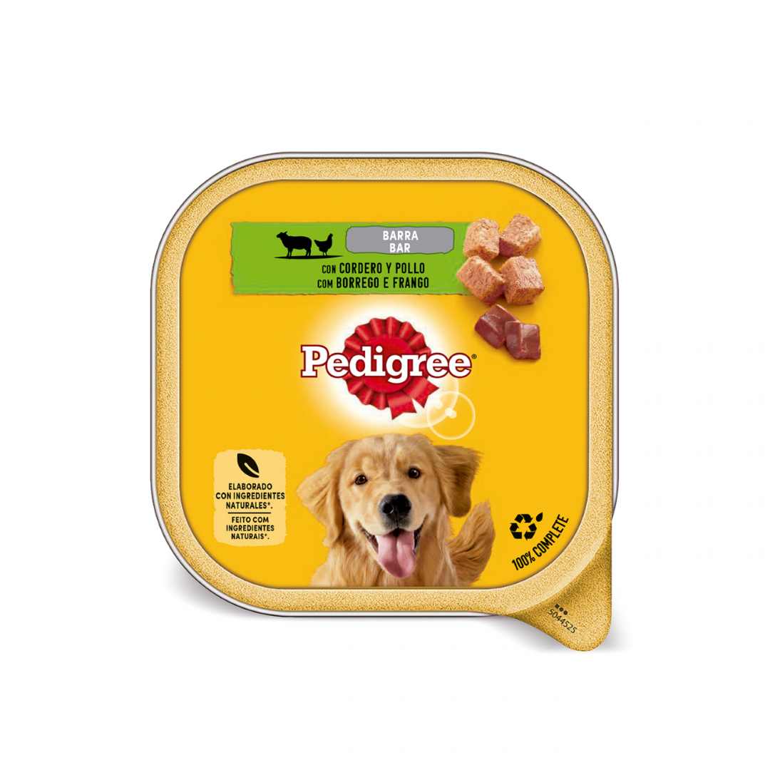Comida Húmida Para Cão Com Borrego E Frango Pedigree 300 g