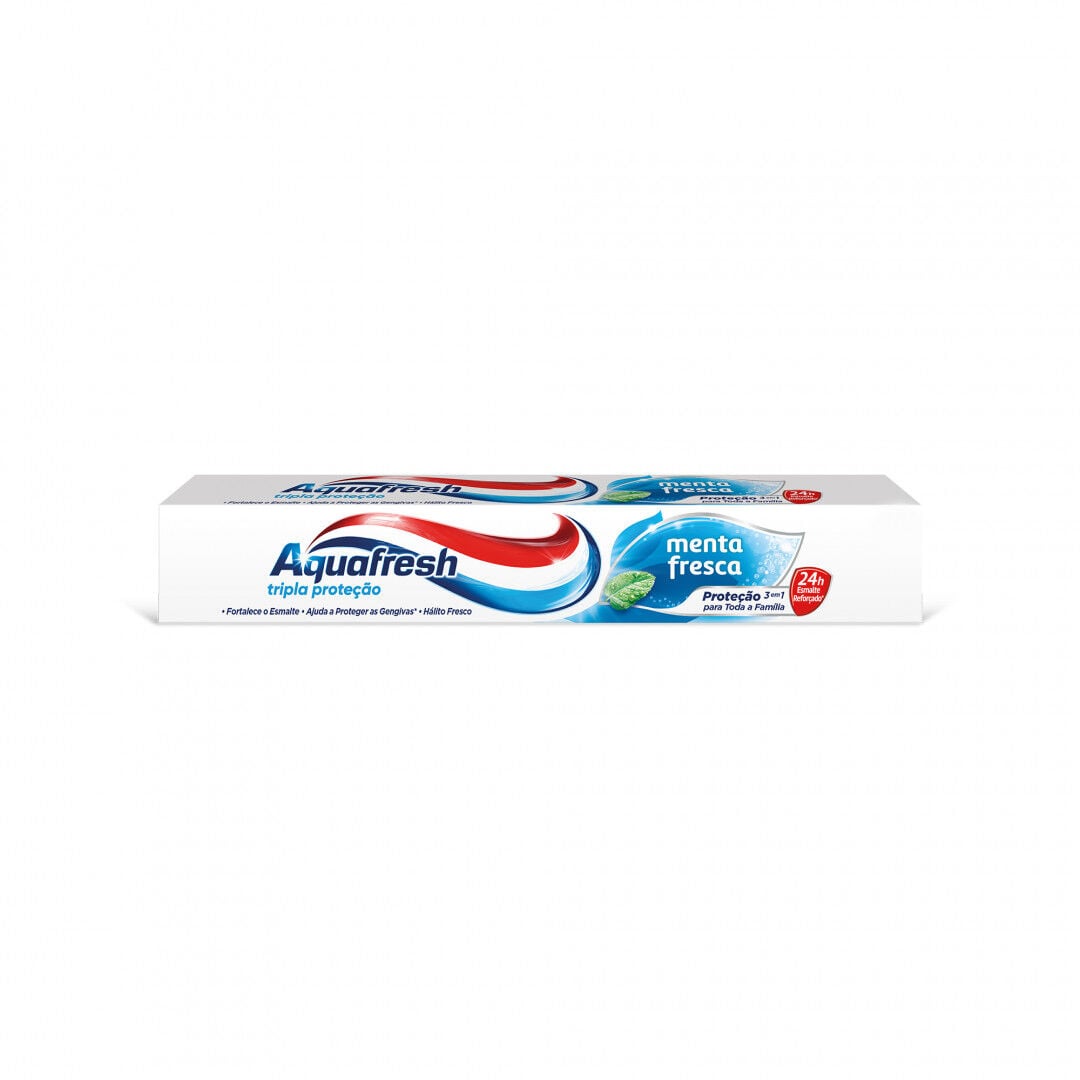 Pasta De Dentes Tripla Proteção Menta Fresca Aquafresh 75 ml