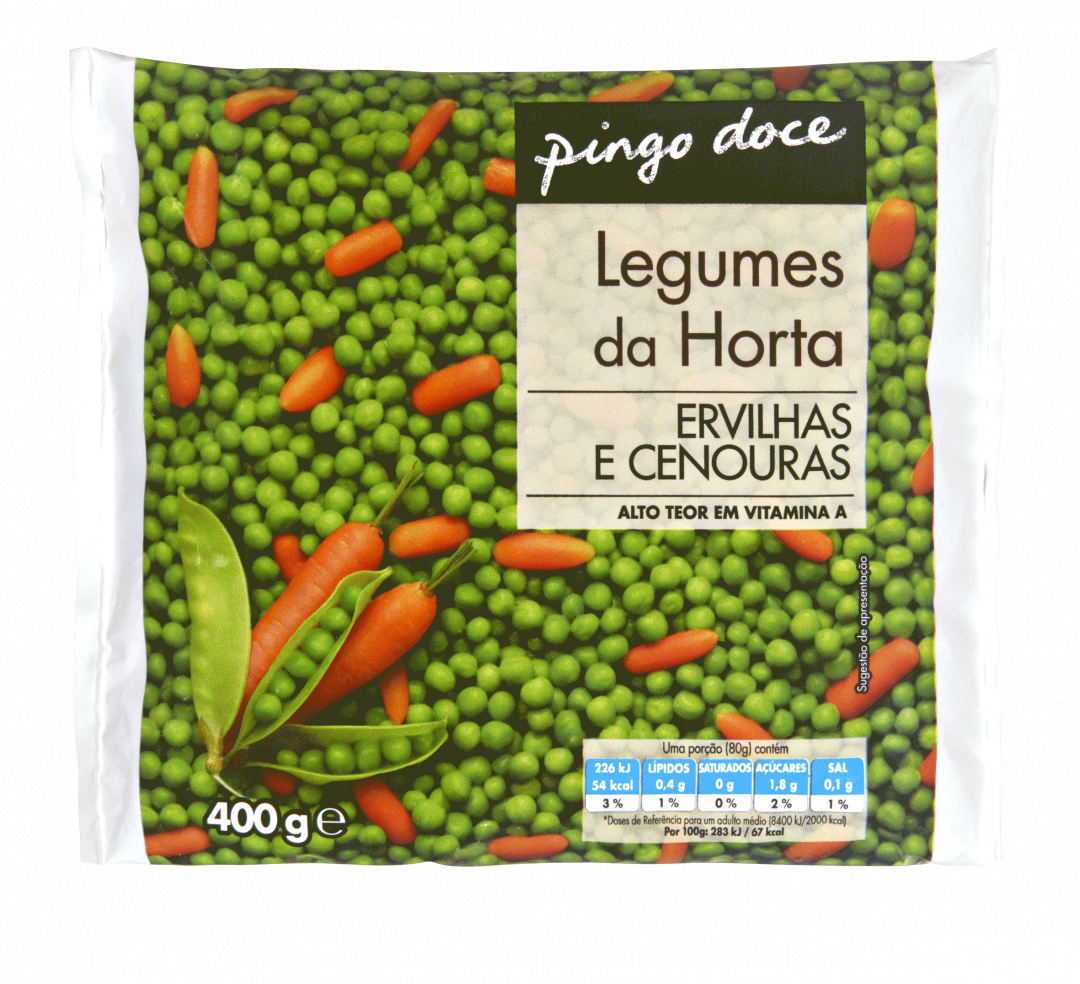 Ervilhas e Cenouras Congeladas