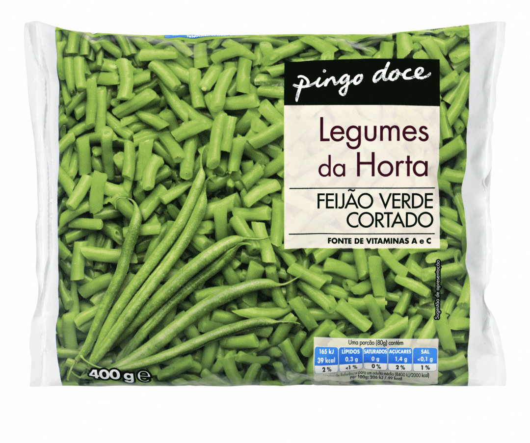 Feijão Verde Cortado Congelado