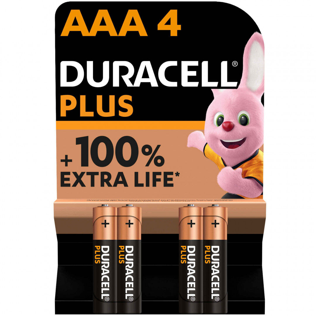 Pilhas Alcalinas Plus Aaa Duracell 5 un