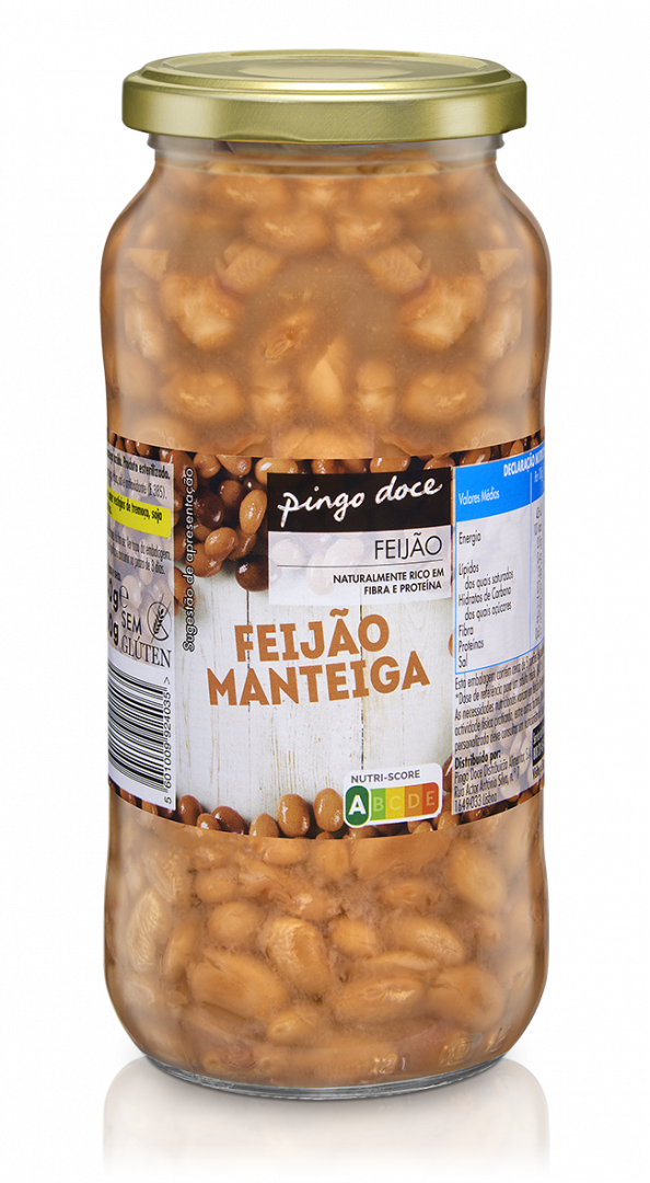 Feijão Manteiga Cozido em Frasco