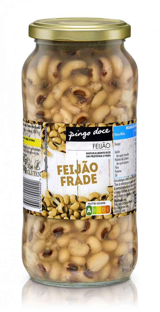 Feijão Frade Cozido em Frasco
