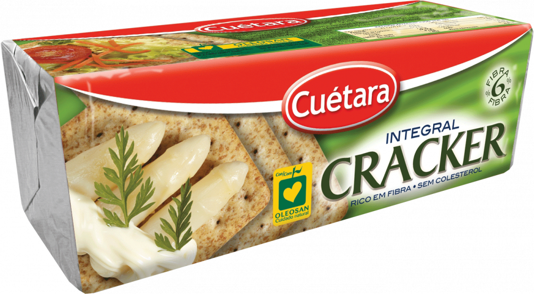 Bolachas Cream Cracker Integrais