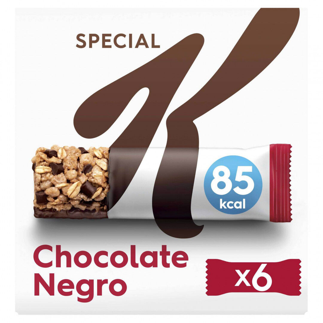 Barras de Cereais de Chocolate Negro Special K