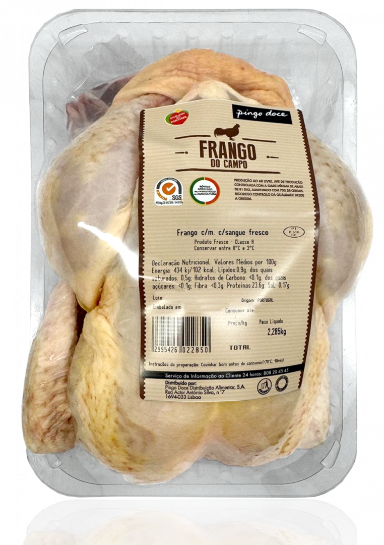 Frango do Campo com Miúdos Embalado Pingo Doce