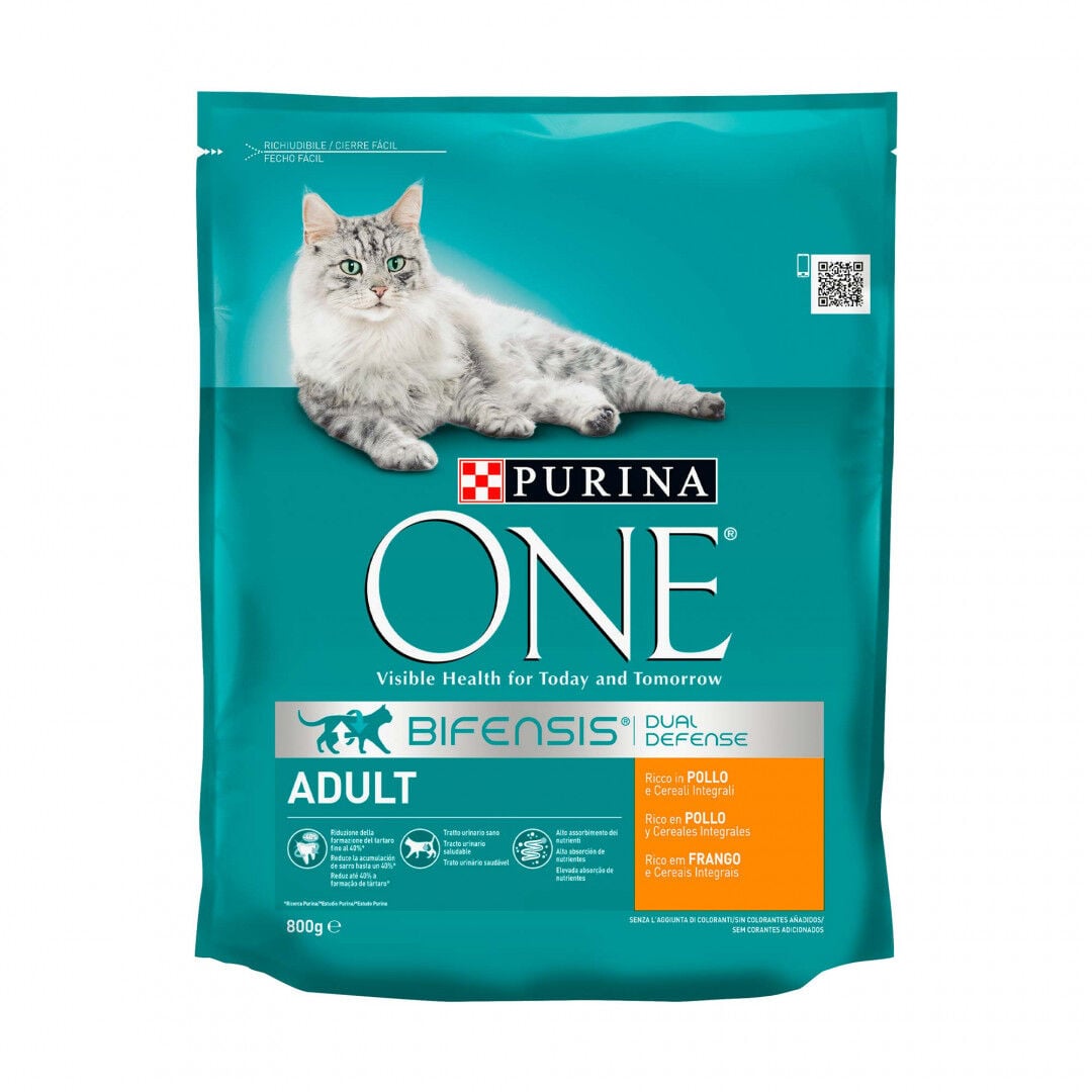 Comida Seca Para Gato Adulto Com Frango Purina One 800 g