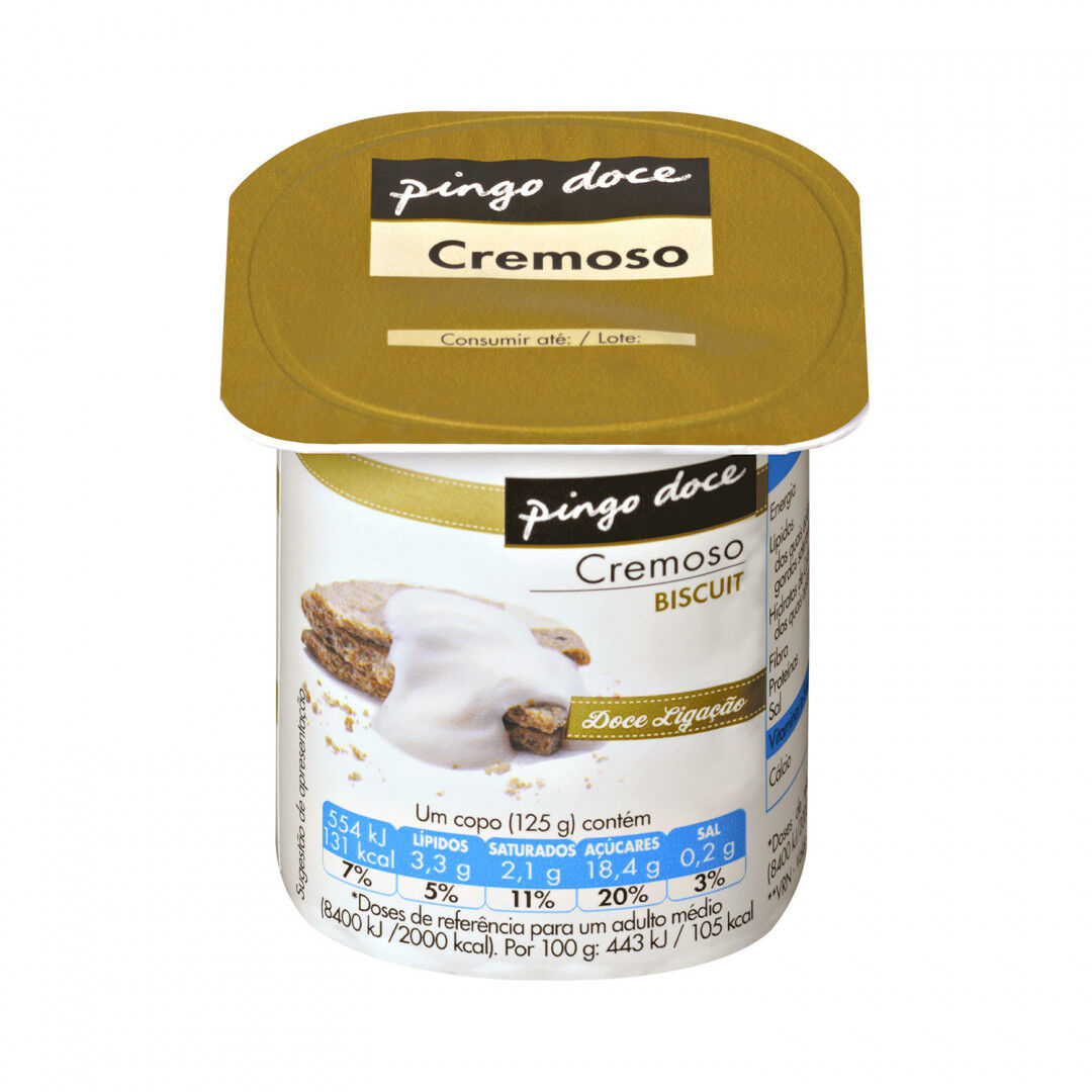 Iogurte Cremoso Biscuit