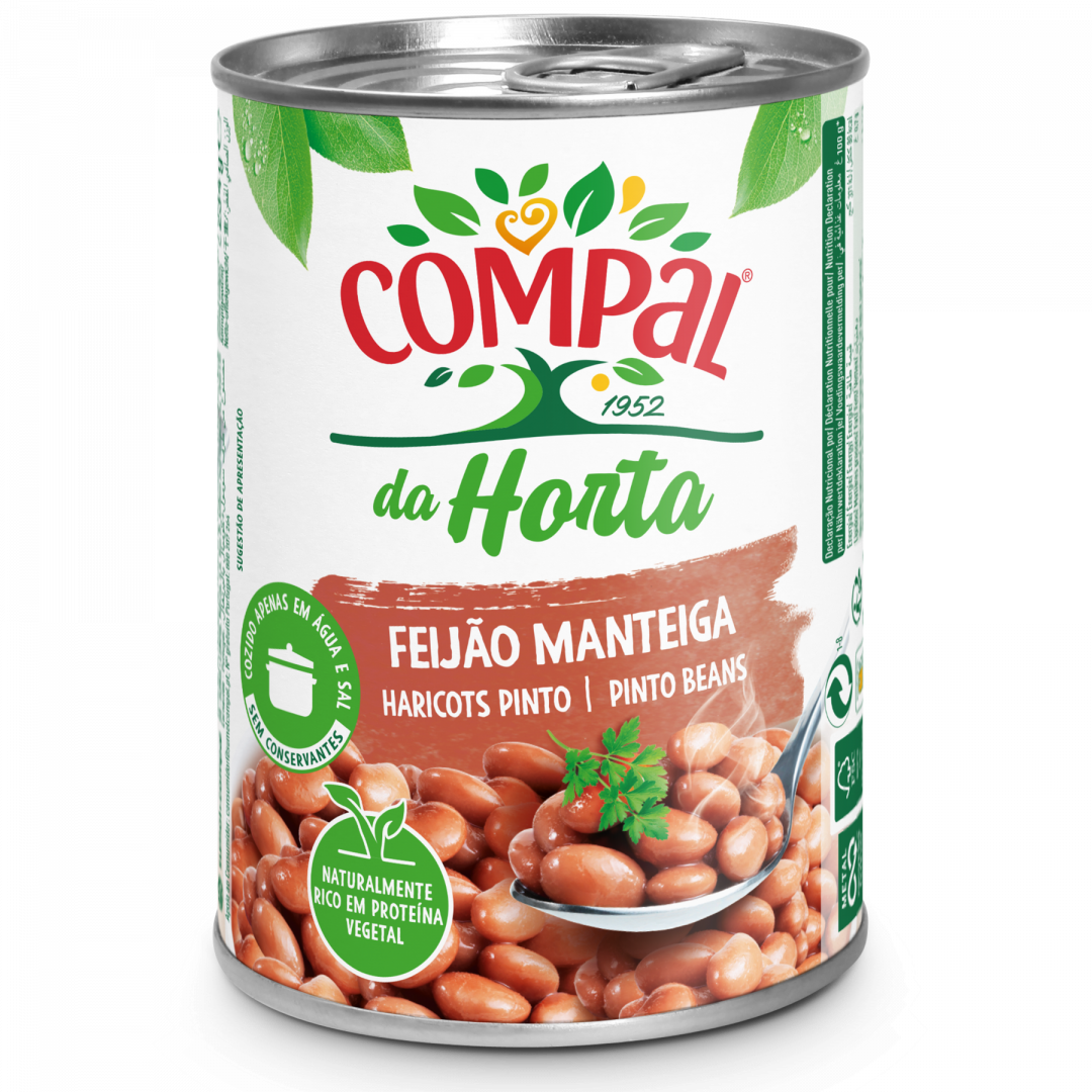 Feijão Manteiga Cozido Em Lata Compal 234 g