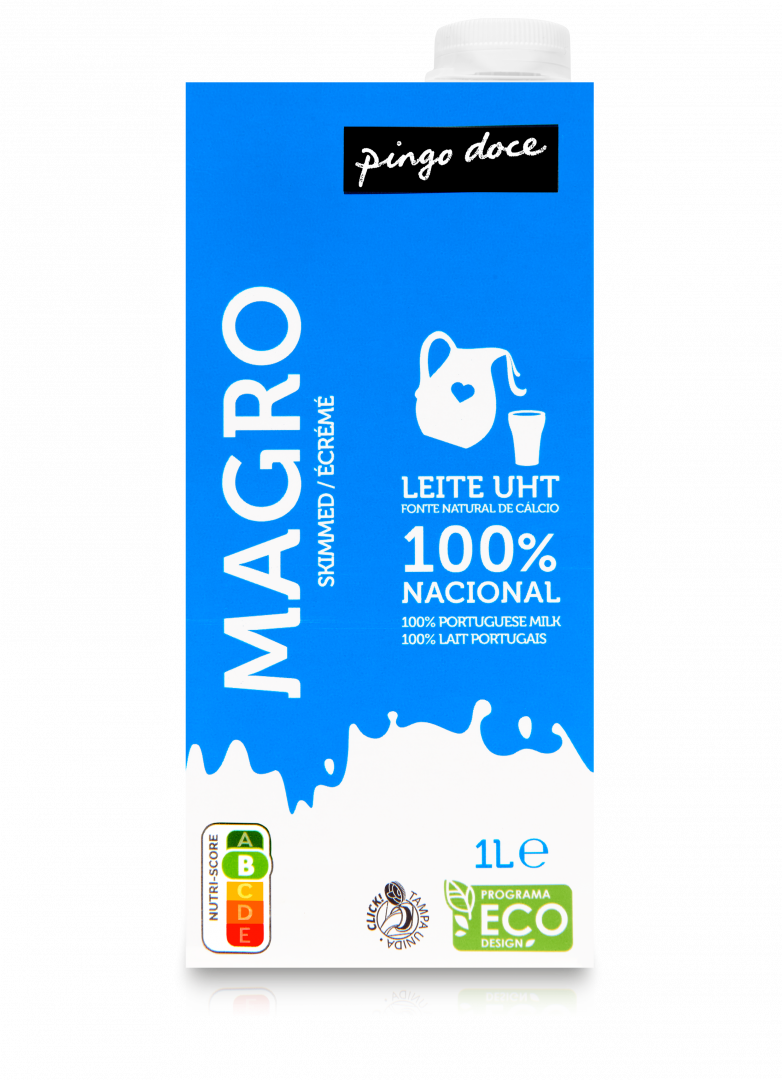 Leite UHT Magro Continente