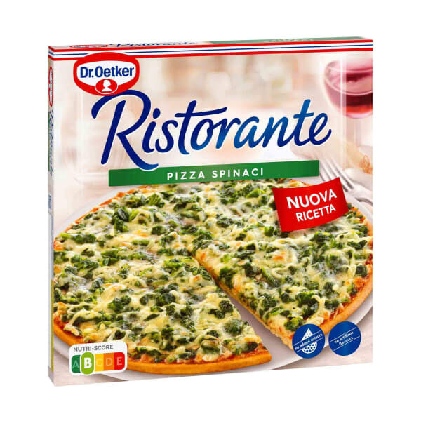 Pizza com Espinafres e Queijo Ristorante