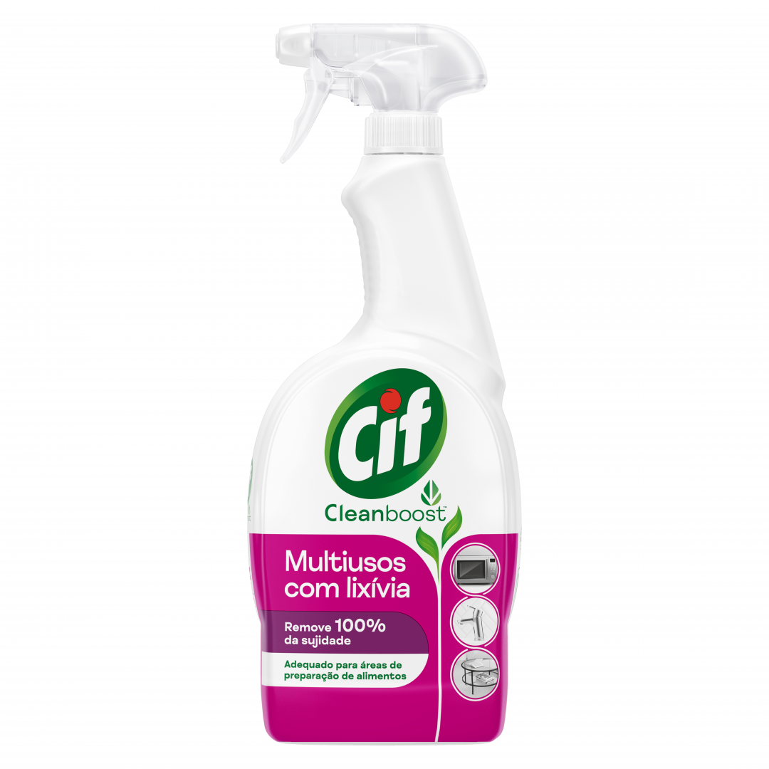 Spray Multiusos com Lixívia Cleanboost