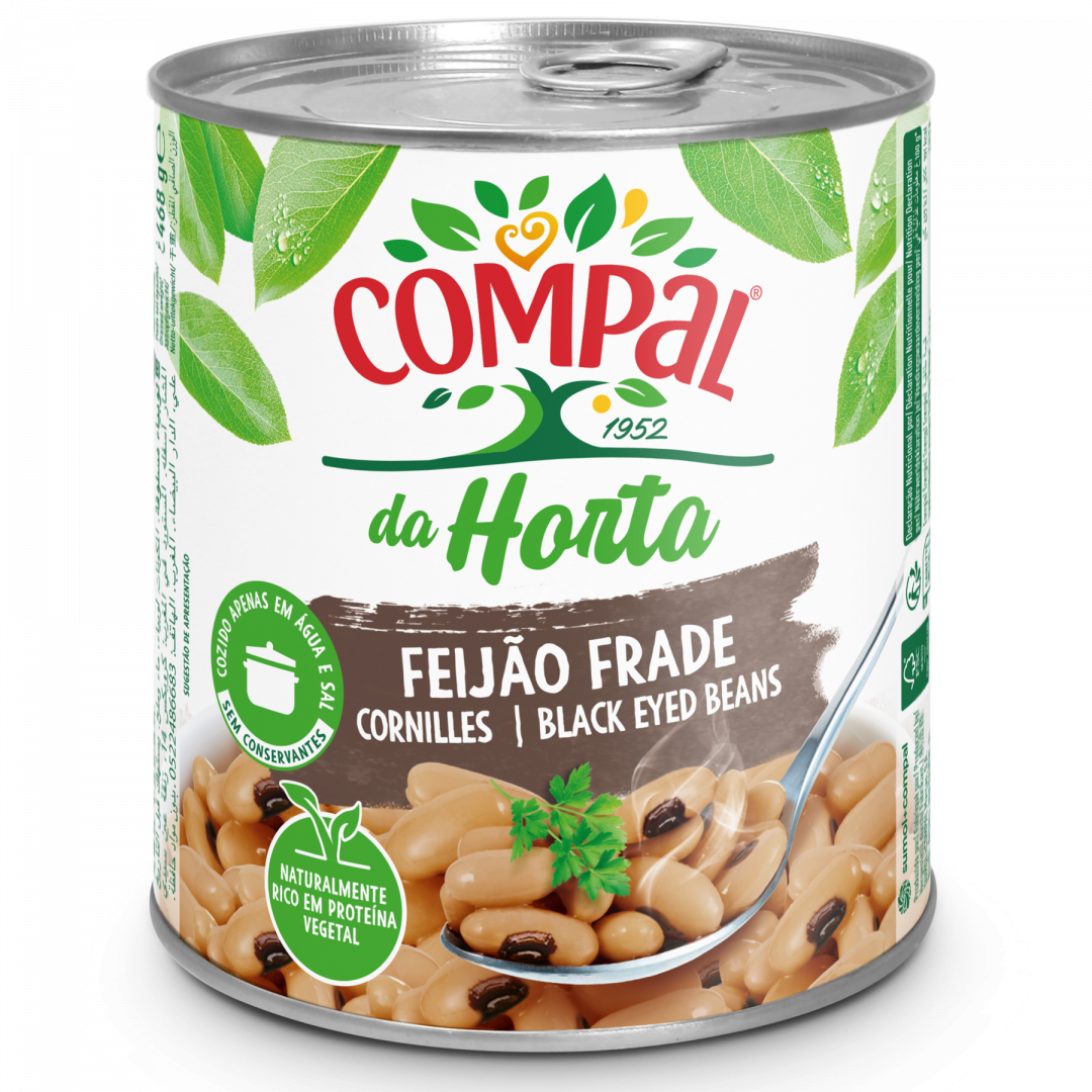 Feijão Frade Cozido Em Lata Compal 468 g