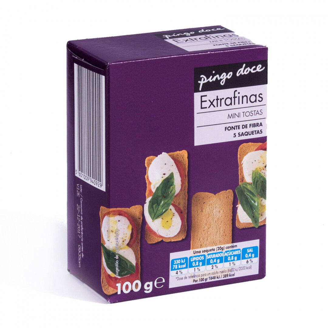 Mini Tostas Extrafinas de Trigo