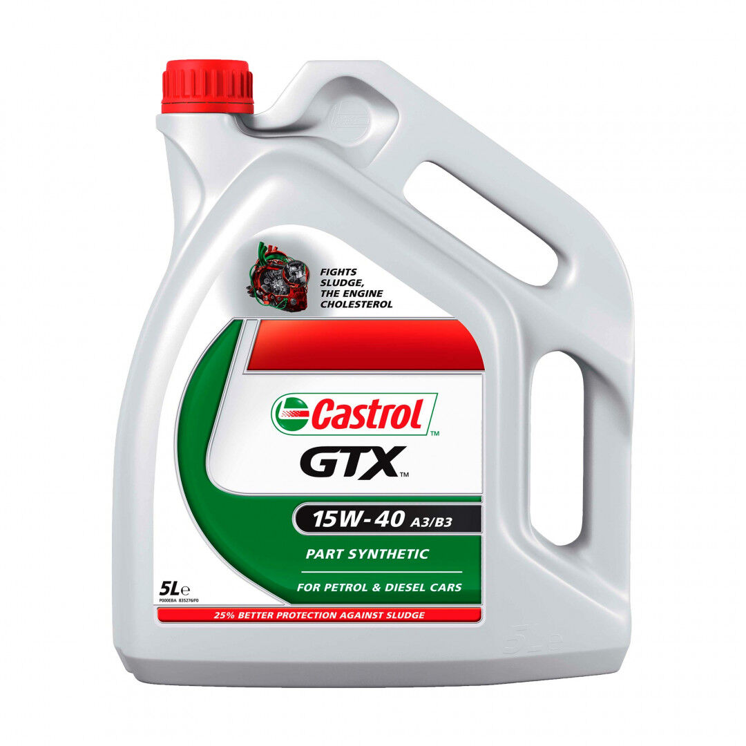 Óleo Gtx 15w40 A3/b3 Castrol 5 L