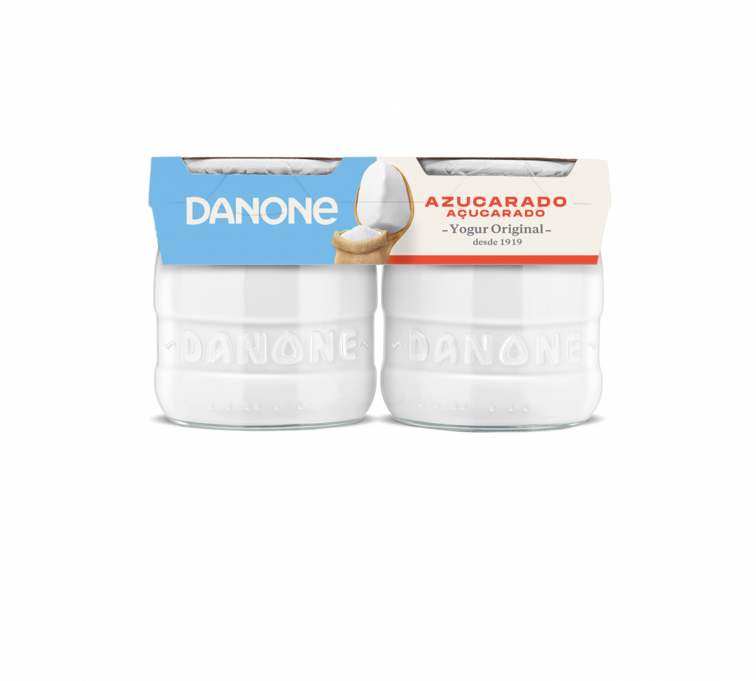 Iogurte Natural Açucarado Pack 2 Danone 260 g