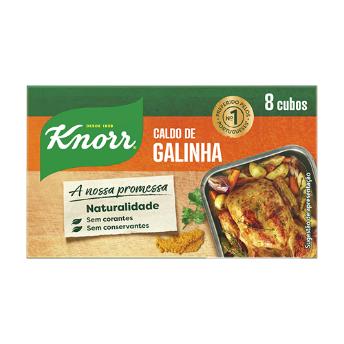 Caldo De Galinha 8 Cubos Knorr 80 g