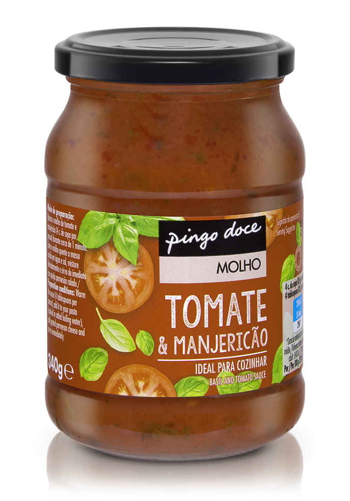 Molho de Tomate e Manjericão