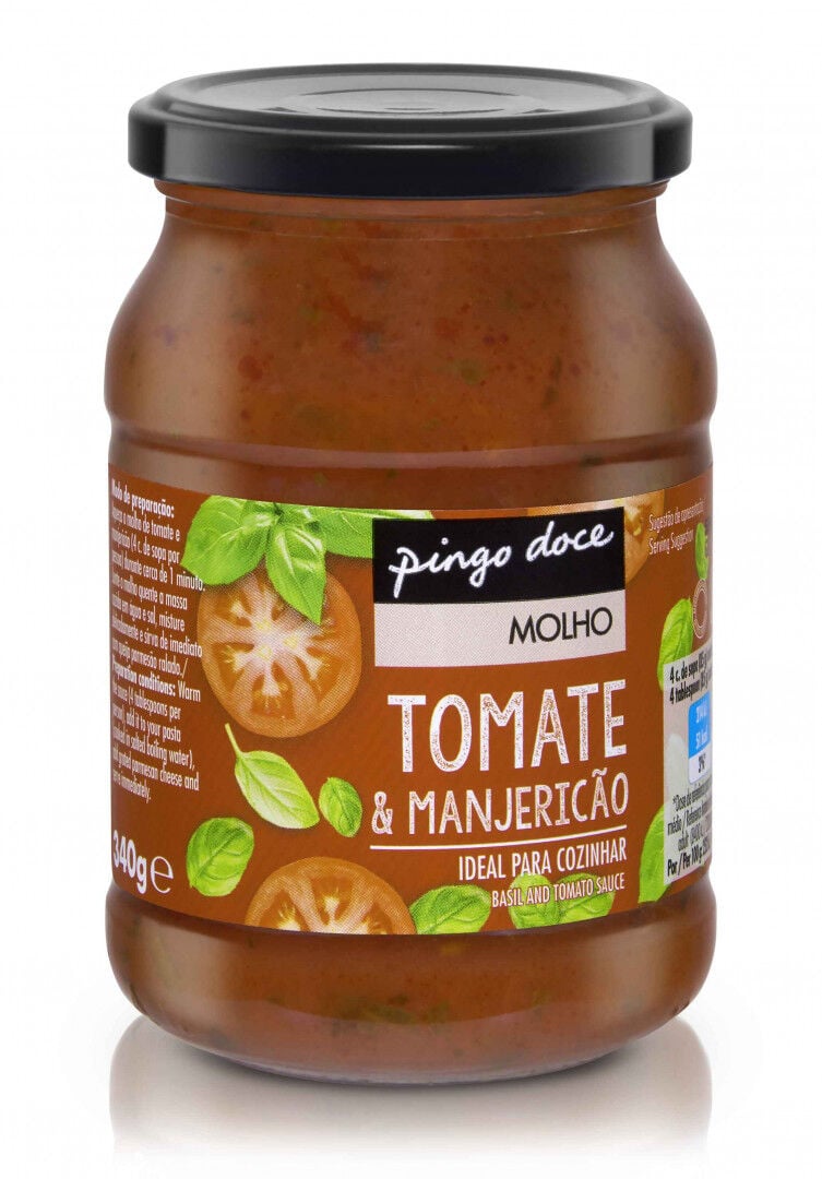 Molho de Tomate e Manjericão